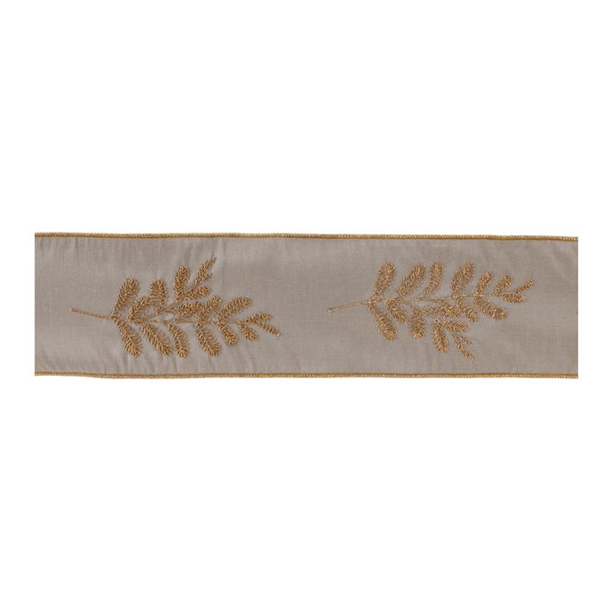 Gold Leaf Print Ribbon (Set of 2) Thumbnail