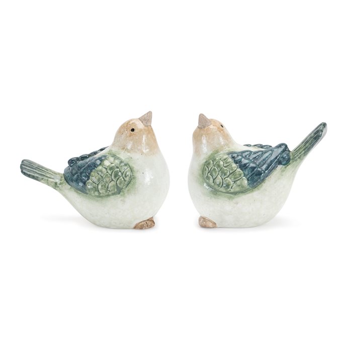 Terra Cotta Bird Figurine (Set of 6) Thumbnail