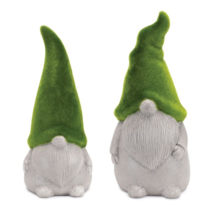 Mossy Terra Cotta Gnome (Set of 2) Thumbnail