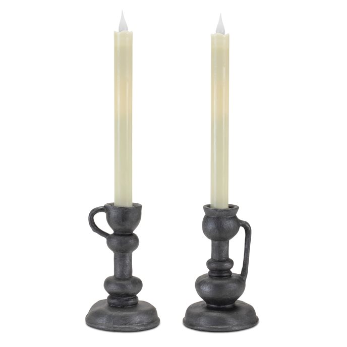 Antique Style Taper Candle Holder (Set of 2) Thumbnail