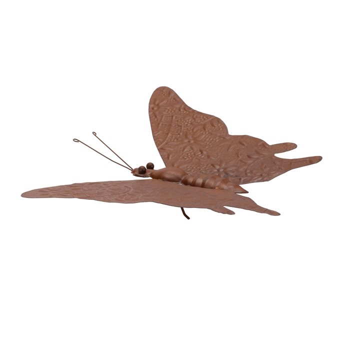 Bronze Metal Butterfly Garden Accent 12.5"L Thumbnail