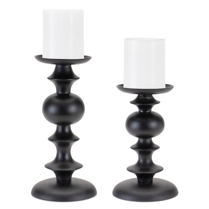 Modern Metal Candle Holder (Set of 2) Thumbnail