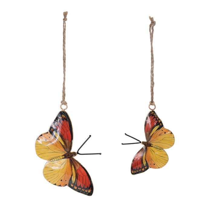 Metal Butterfly Ornament (Set of 12) Thumbnail