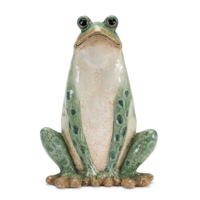 Ceramic Garden Frog Statue (Set of 2) Thumbnail