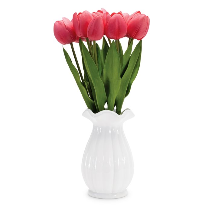 Tulip Floral Pitcher Vase (Set of 2) Thumbnail