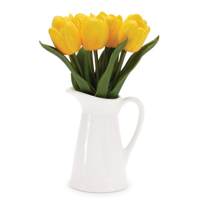 Tulip Floral Pitcher Vase (Set of 2) Thumbnail