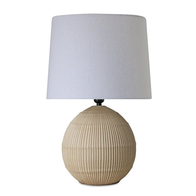 Ribbed Ceramic Table Lamp 20.5"H Thumbnail