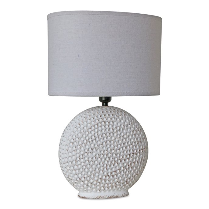 Notched Ceramic Table Lamp 26"H Thumbnail