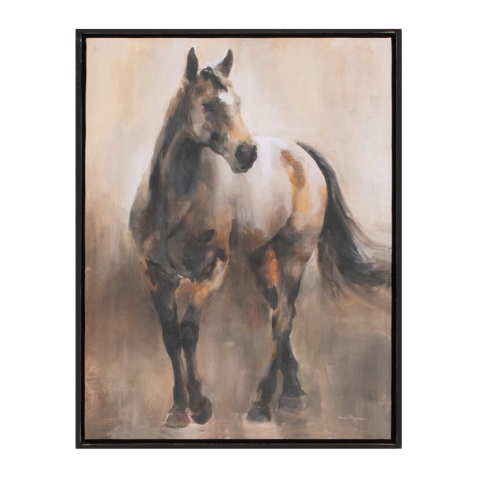 Framed Horse Canvas Art 24"H Thumbnail