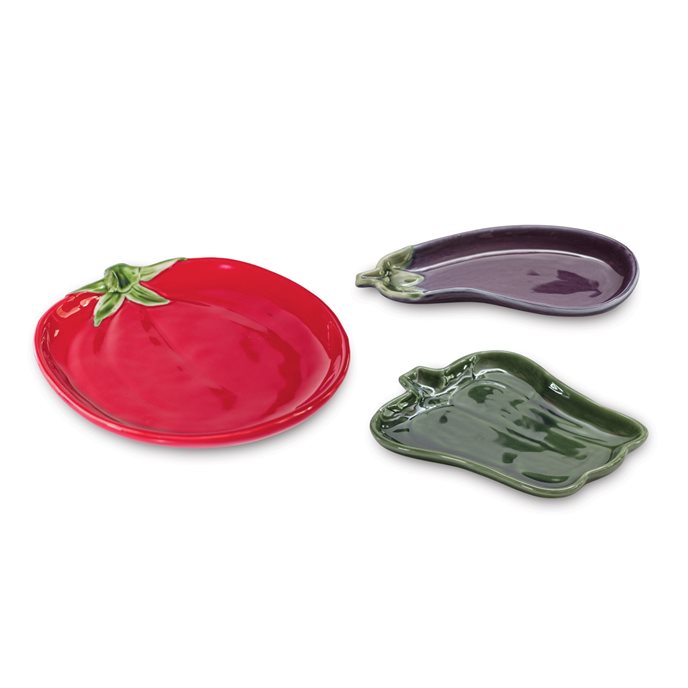 Ceramic Vegetable Plate (Set of 3) Thumbnail