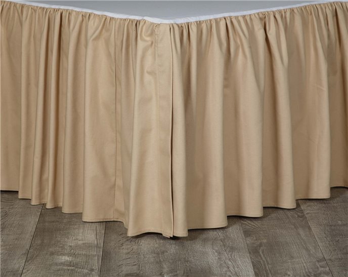 Leaves Collection Queen Size Bed Skirt 15 inch Drop Thumbnail