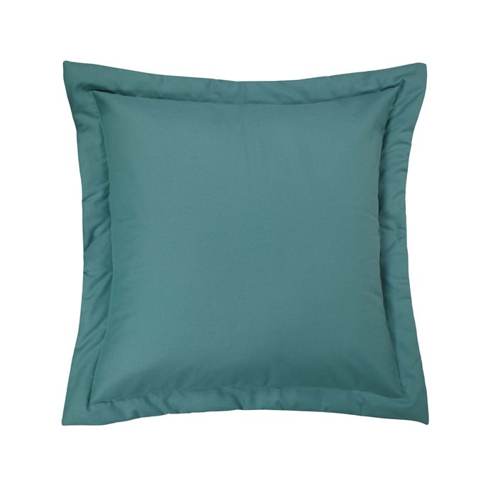 Leaves Collection Euro Sham - Teal Blue Thumbnail