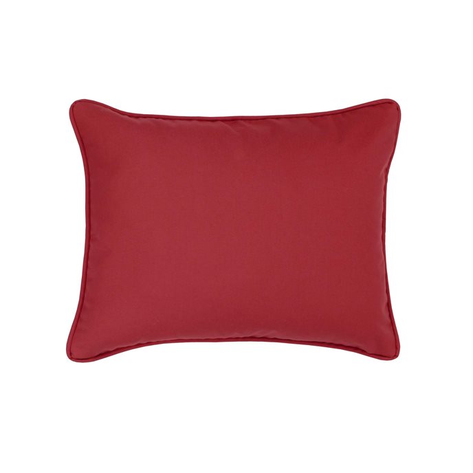 Leaves Collection 16 x 20 Breakfast Pillow - Red Thumbnail