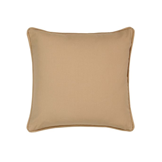 Leaves Collection 17 x 17 Square Pillow - Ecru Thumbnail