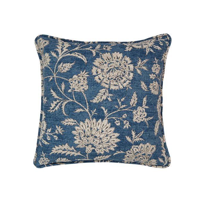 Vintage Indigo 17x17 Square Pillow - Main Print Thumbnail