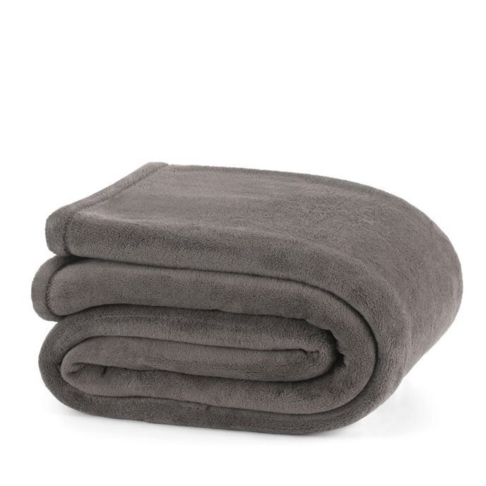 Martex Plush Full Gray Blanket Thumbnail