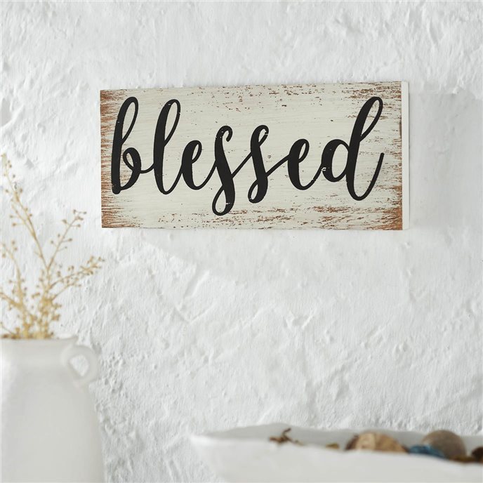 Celebrate Grace Blessed MDF Sign 7x16x1 Thumbnail