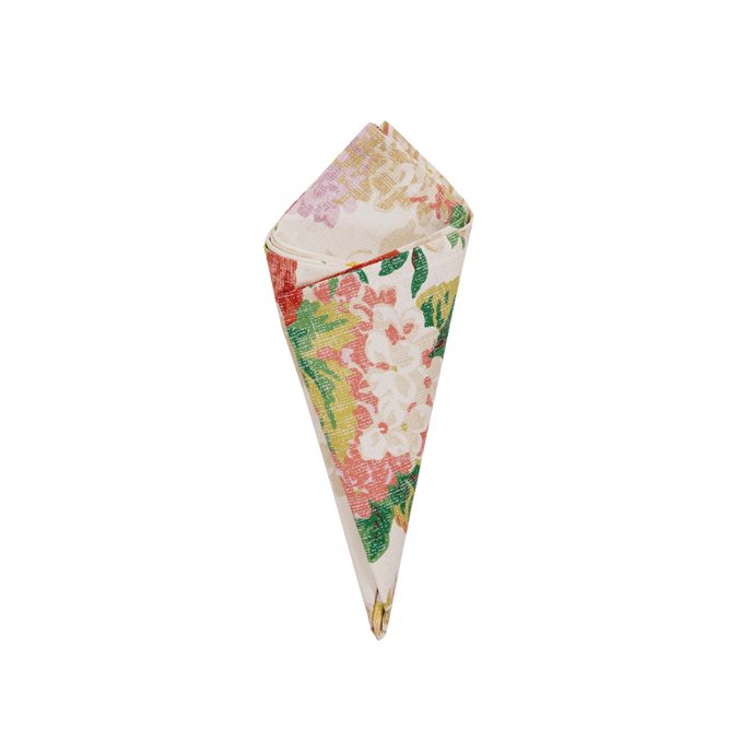 Cottage Rose Pack of 4 - Napkins - Floral Thumbnail