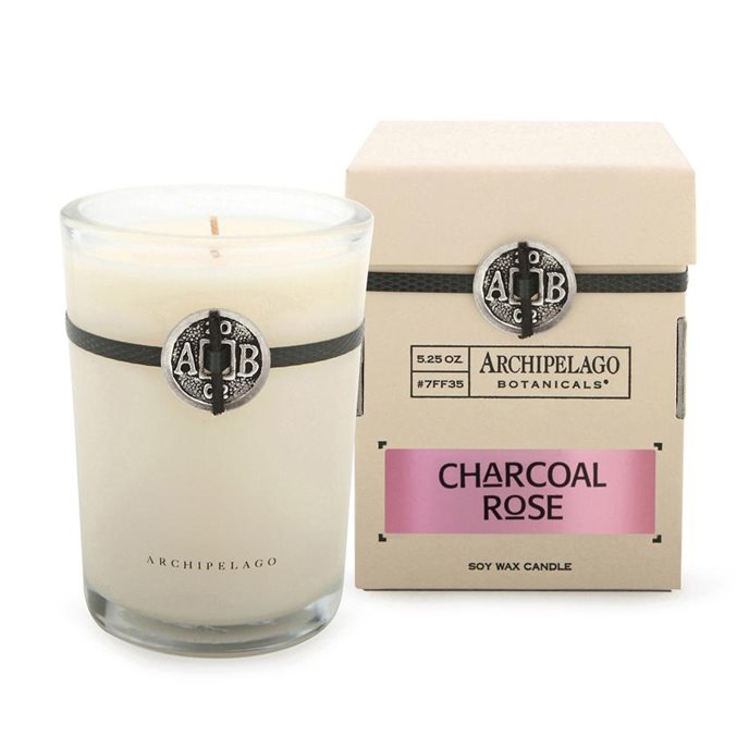 Archipelago Charcoal Rose Soy Boxed Candle Thumbnail